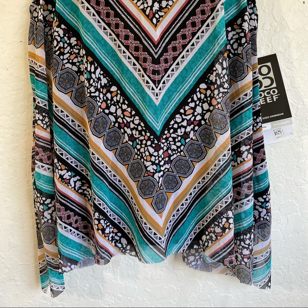 Coco Reef Wild Stripes Current Mesh Layer Tankini - Picture 6 of 16